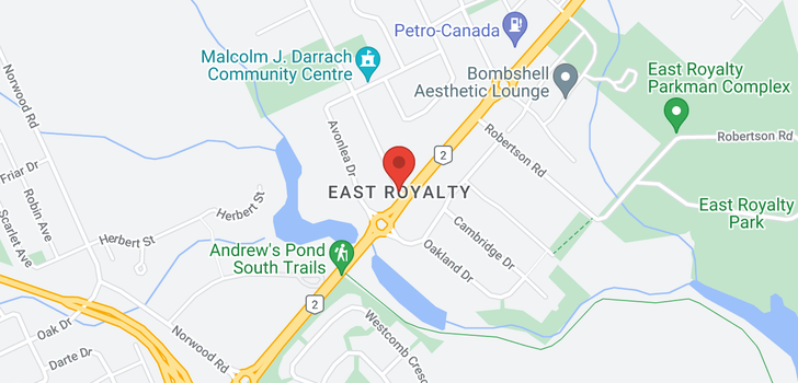 map of 237 East Royalty Road